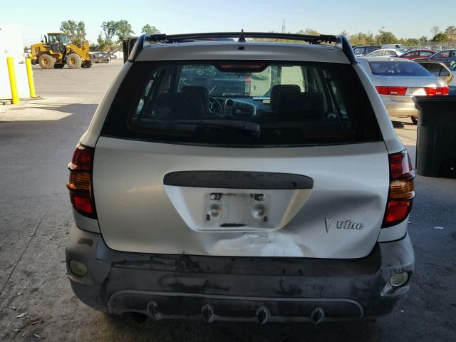 5Y2SL62874Z403125 - 2004 PONTIAC VIBE SILVER photo 9