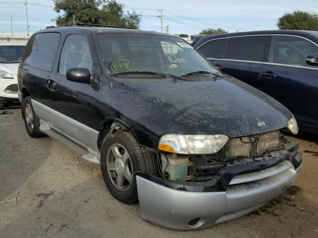 4N2ZN15T61D826554 - 2001 NISSAN QUEST GXE BLACK photo 1