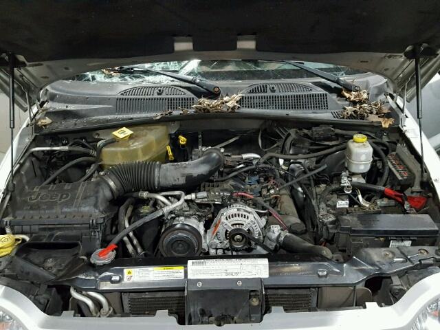 1J4GL48K87W521844 - 2007 JEEP LIBERTY SP SILVER photo 7