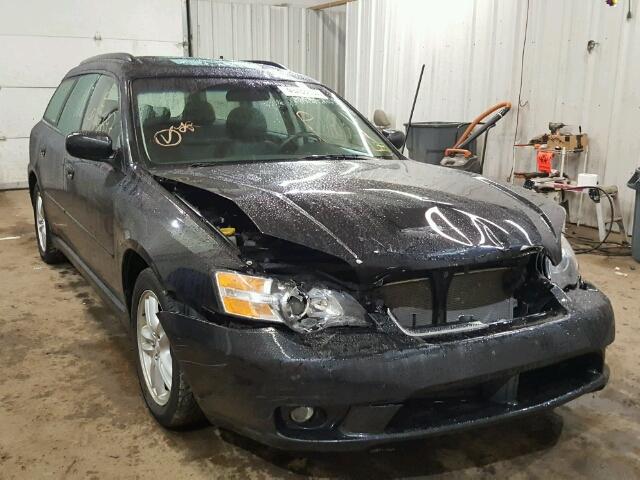 4S3BP626857377666 - 2005 SUBARU LEGACY 2.5 BLACK photo 1