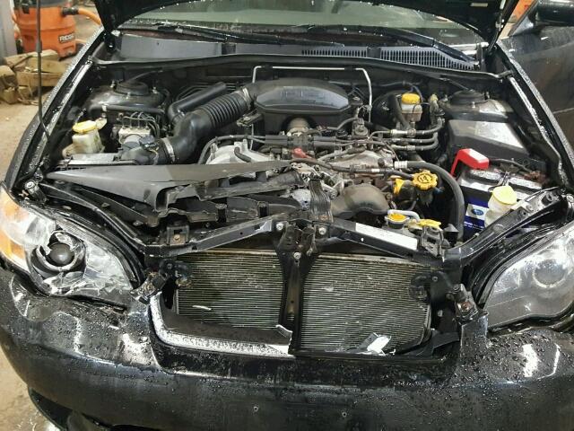 4S3BP626857377666 - 2005 SUBARU LEGACY 2.5 BLACK photo 7