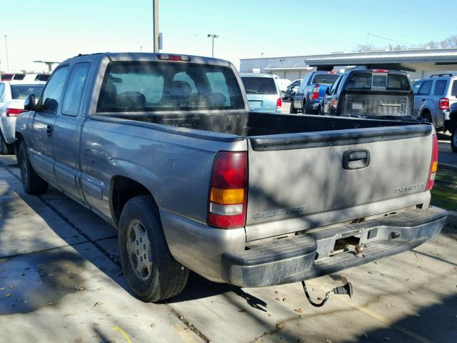 2GCEC19V521385791 - 2002 CHEVROLET SILVERADO BEIGE photo 3