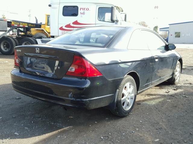 1HGEM220X3L034454 - 2003 HONDA CIVIC EX 黑色 照片 4