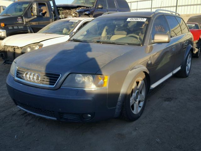 WA1YD64B52N037597 - 2002 AUDI ALLROAD GRAY photo 2