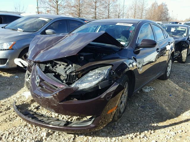 1YVHZ8BH7A5M53766 - 2010 MAZDA 6 I PURPLE photo 2