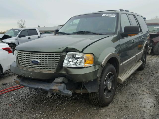 1FMRU17W44LA76235 - 2004 FORD EXPEDITION GREEN photo 2