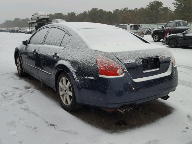 1N4BA41E14C877288 - 2004 NISSAN MAXIMA SE BLUE photo 3