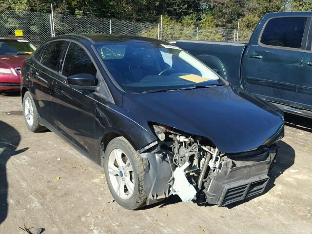 1FAHP3F25CL298594 - 2012 FORD FOCUS SE BLACK photo 1