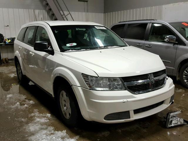 3D4GG47B59T545039 - 2009 DODGE JOURNEY SE WHITE photo 1