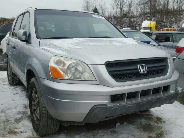 5FNYF18615B041651 - 2005 HONDA PILOT EXL SILVER photo 1