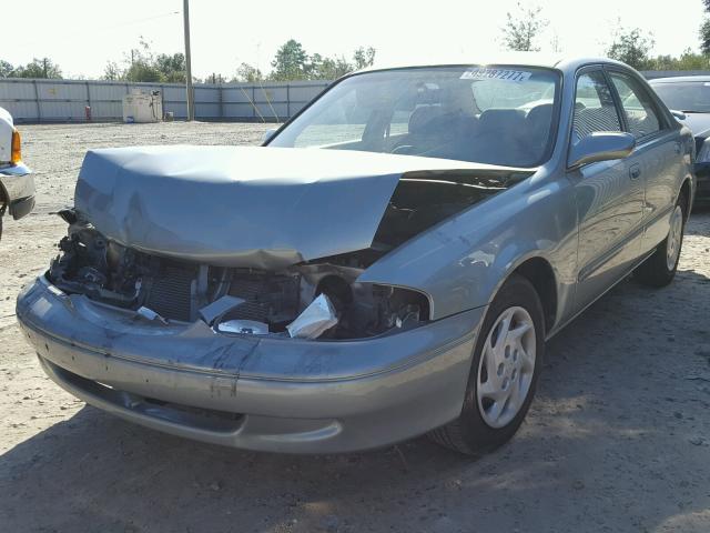 1YVGF22D0X5856012 - 1999 MAZDA 626 ES GREEN photo 2