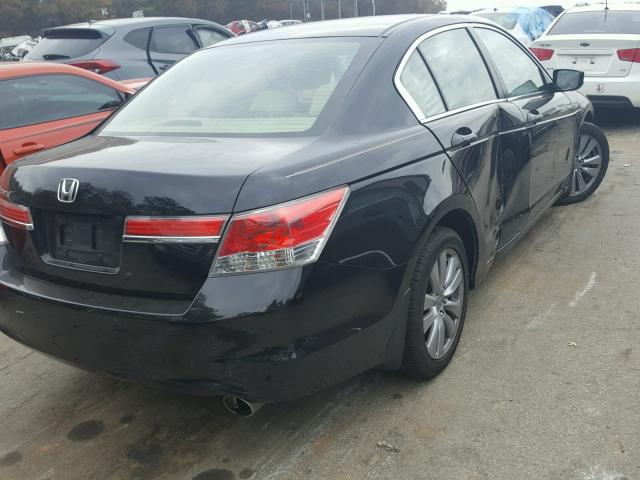 1HGCP2F76CA014753 - 2012 HONDA ACCORD EX BLACK photo 4