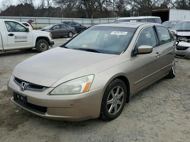 1HGCM66803A024333 - 2003 HONDA ACCORD EX GOLD photo 2