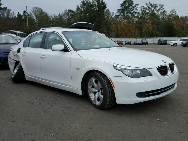 WBANU535X8C110348 - 2008 BMW 528 I WHITE photo 1