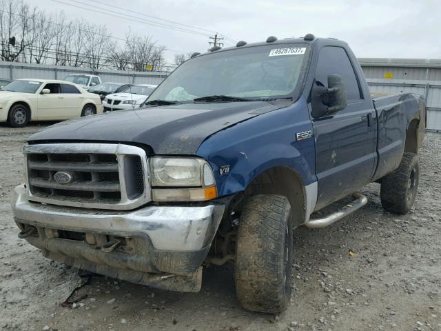 1FTSF31F4YEC95324 - 2000 FORD F350 SRW S BLACK photo 2