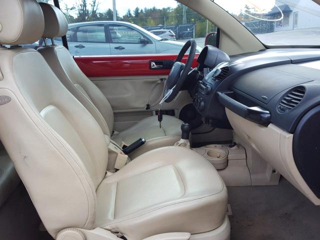 3VWCM21Y34M307101 - 2004 VOLKSWAGEN NEW BEETLE Qırmızı foto 5