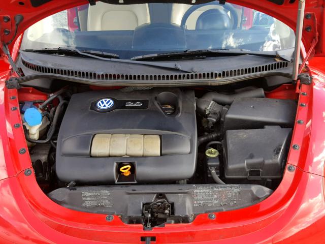 3VWCM21Y34M307101 - 2004 VOLKSWAGEN NEW BEETLE Qırmızı foto 7