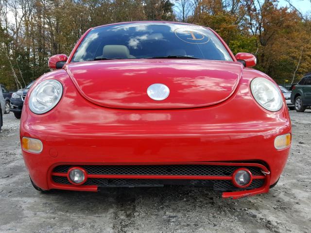 3VWCM21Y34M307101 - 2004 VOLKSWAGEN NEW BEETLE Qırmızı foto 9