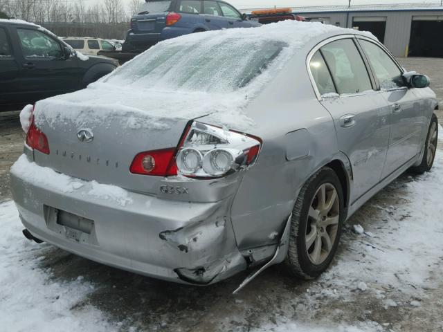 JNKCV51F66M613691 - 2006 INFINITI G35 GRAY photo 4