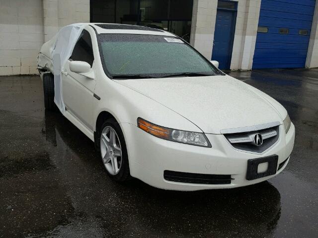 19UUA66225A060388 - 2005 ACURA TL WHITE photo 1