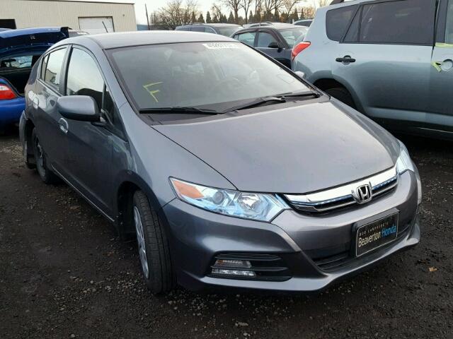 JHMZE2H58DS000258 - 2013 HONDA INSIGHT LX GRAY photo 1