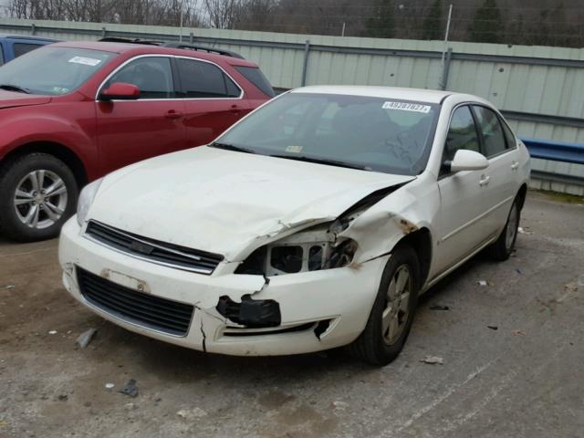 2G1WT58N689173983 - 2008 CHEVROLET IMPALA LT WHITE photo 2