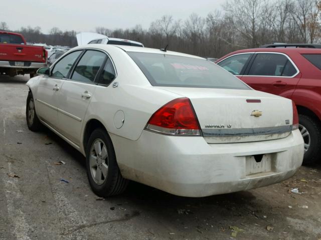 2G1WT58N689173983 - 2008 CHEVROLET IMPALA LT WHITE photo 3