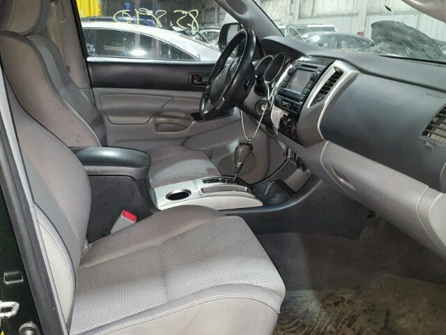 3TMMU4FN2DM058470 - 2013 TOYOTA TACOMA DOU GREEN photo 5