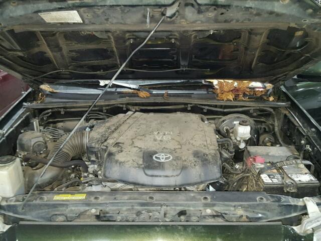 3TMMU4FN2DM058470 - 2013 TOYOTA TACOMA DOU GREEN photo 7