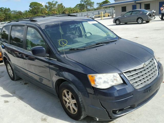 2A8HR54P88R832242 - 2008 CHRYSLER TOWN & COU BLUE photo 1