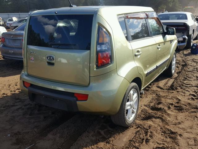 KNDJT2A23B7336159 - 2011 KIA SOUL + GREEN photo 4