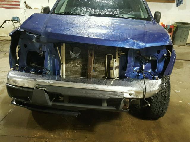 1GTDT136558278576 - 2005 GMC CANYON BLUE photo 9