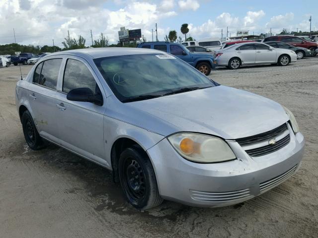 1G1AK55F177244095 - 2007 CHEVROLET COBALT LS SILVER photo 1