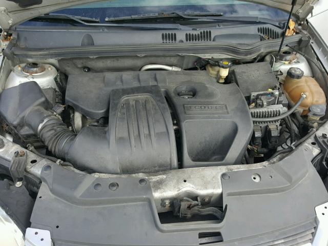 1G1AK55F177244095 - 2007 CHEVROLET COBALT LS SILVER photo 7