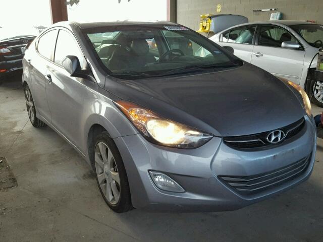 KMHDH4AE3DU700505 - 2013 HYUNDAI ELANTRA GL GRAY photo 1