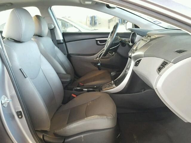 KMHDH4AE3DU700505 - 2013 HYUNDAI ELANTRA GL GRAY photo 5