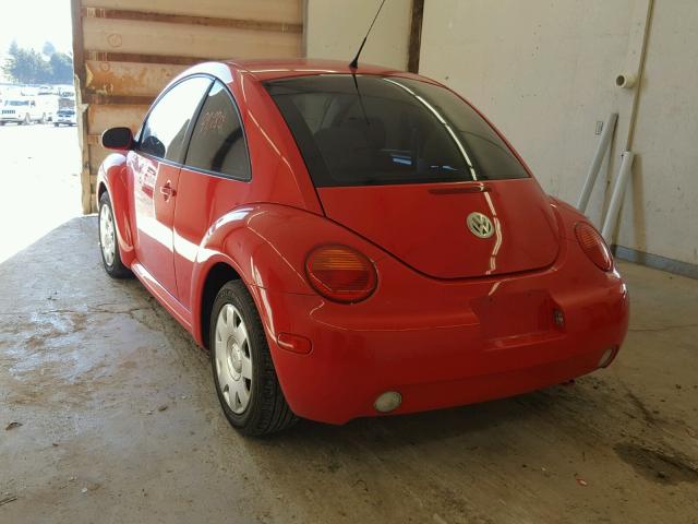 3VWBK21C03M414210 - 2003 VOLKSWAGEN NEW BEETLE RED photo 3