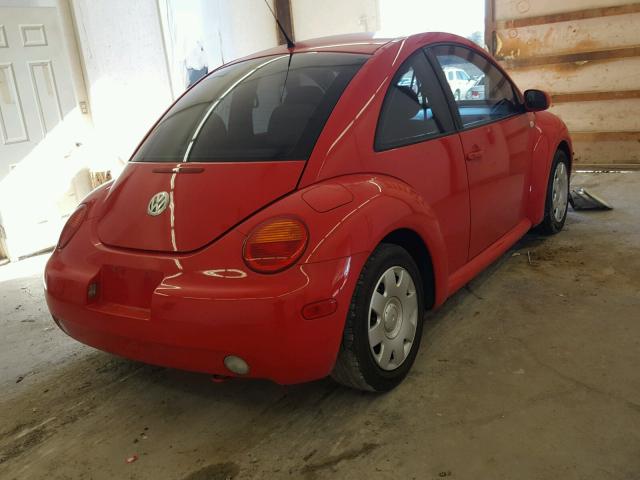 3VWBK21C03M414210 - 2003 VOLKSWAGEN NEW BEETLE RED photo 4