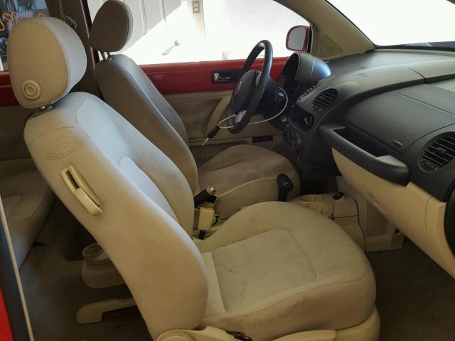3VWBK21C03M414210 - 2003 VOLKSWAGEN NEW BEETLE 红色 照片 5