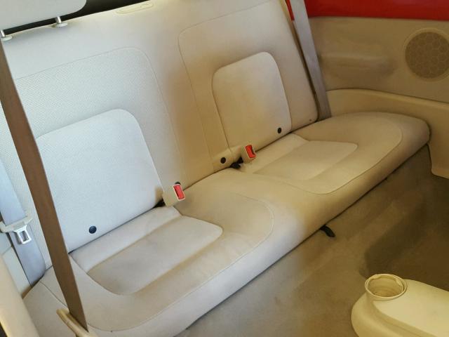 3VWBK21C03M414210 - 2003 VOLKSWAGEN NEW BEETLE 红色 照片 6