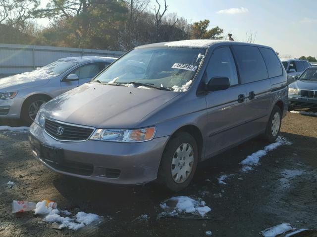 2HKRL1850YH525062 - 2000 HONDA ODYSSEY LX SILVER photo 2