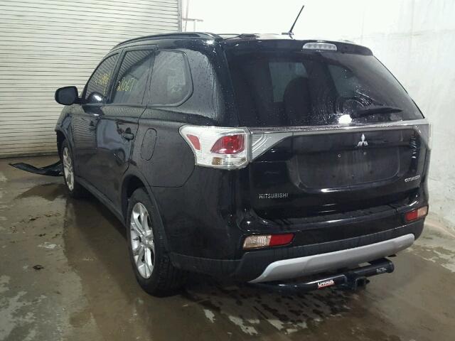 JA4AZ3A38FZ010908 - 2015 MITSUBISHI OUTLANDER BLACK photo 3