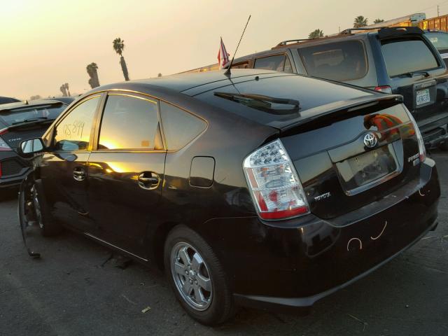 JTDKB20U287783066 - 2008 TOYOTA PRIUS BLACK photo 3