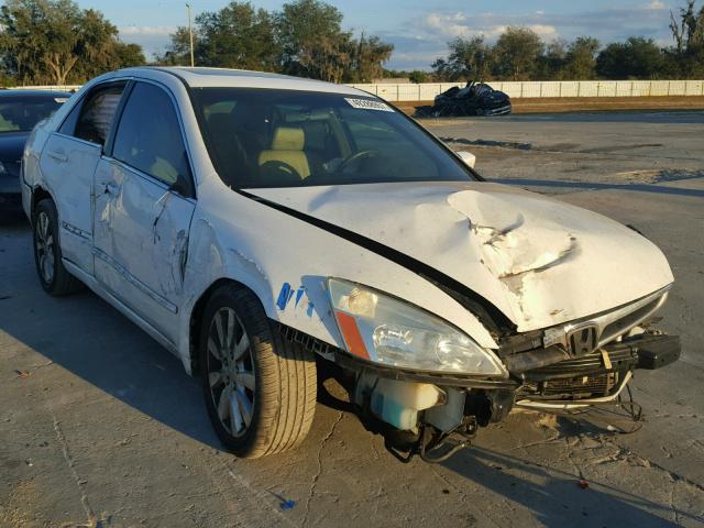 1HGCM66506A013696 - 2006 HONDA ACCORD EX WHITE photo 1