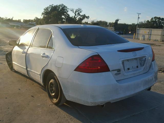 1HGCM66506A013696 - 2006 HONDA ACCORD EX WHITE photo 3