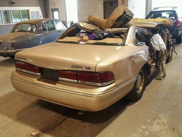 2FALP7468TX100729 - 1996 FORD CROWN VICT TAN photo 4