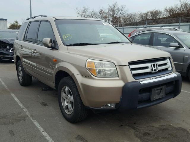 2HKYF18536H523807 - 2006 HONDA PILOT EX TAN photo 1