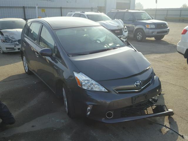 JTDZN3EU7E3354321 - 2014 TOYOTA PRIUS V GRAY photo 1