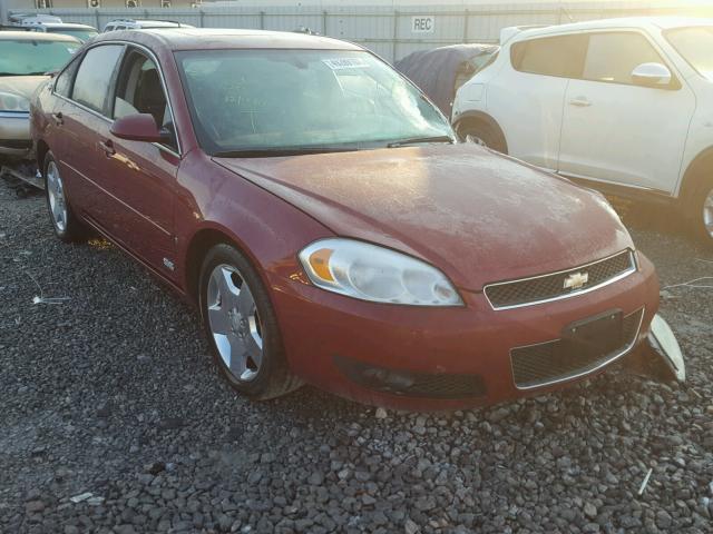 2G1WD58C969202773 - 2006 CHEVROLET IMPALA SUP BURGUNDY photo 1