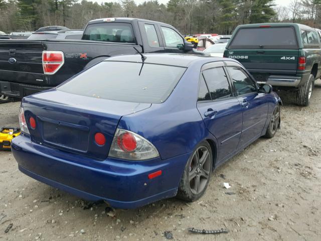 JTHBD182710031836 - 2001 LEXUS IS 300 BLUE photo 4